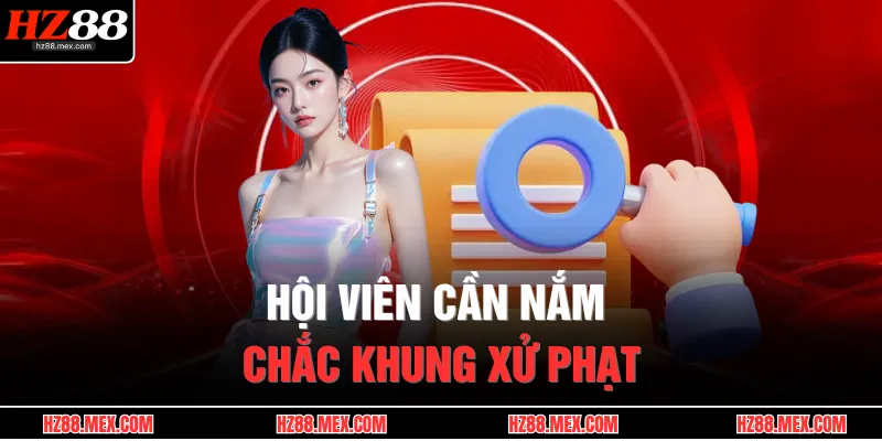 Hội viên cần nắm chắc khung xử phạt